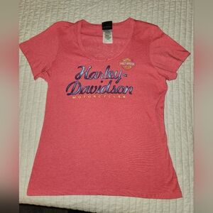 Pink Harley Davidson TShirt